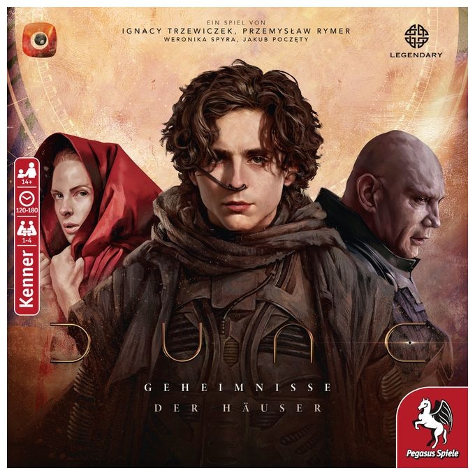 Brettspiel bis zu 4 Spielern ab 14 Jahr(e) 57516G Dune – Geheimnisse der Häuser 
