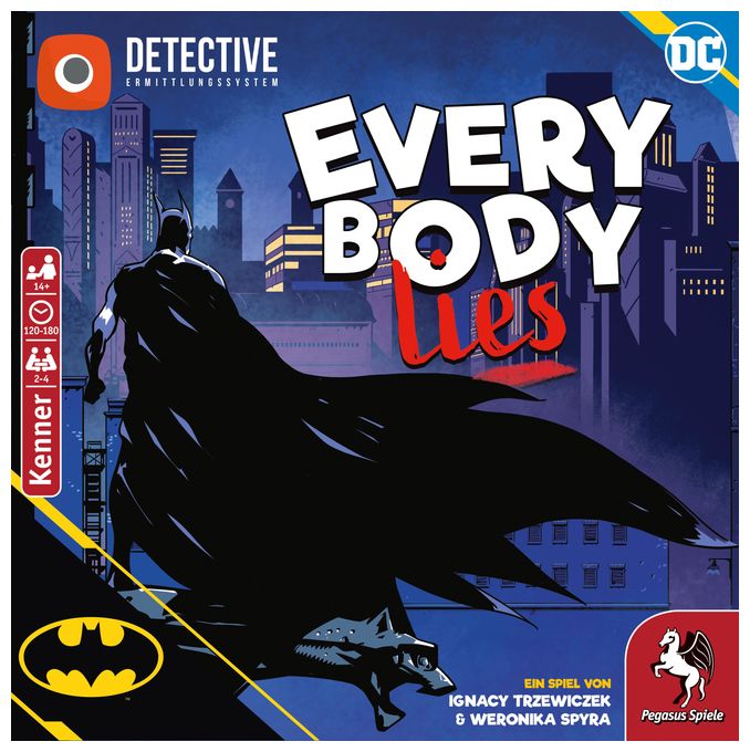 Brettspiel bis zu 4 Spielern ab 14 Jahr(e) 57518G Batman - Everybody Lies 