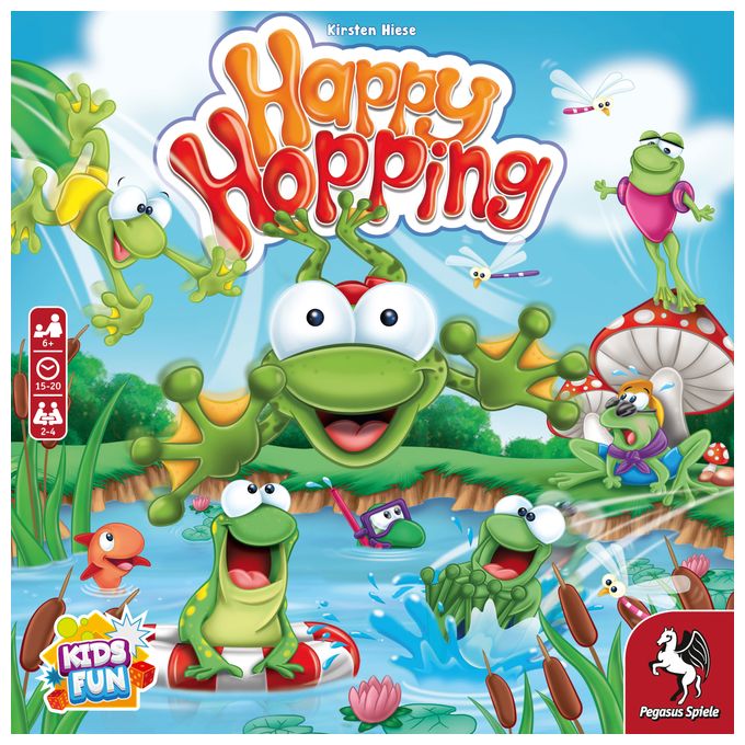 Brettspiel bis zu 4 Spielern ab 6 Jahr(e) 65503G Happy Hopping 