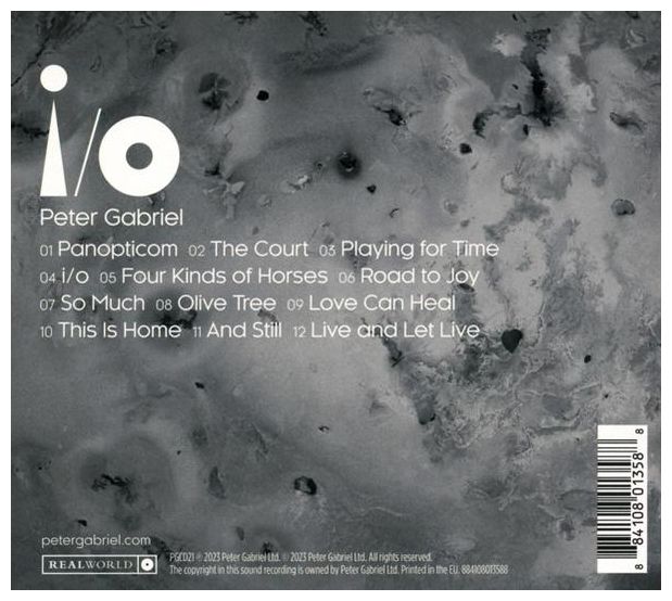 Peter Gabriel - i/o 