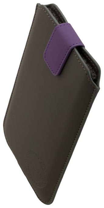 Ziehtasche für Jede Marke Apple iPhone 6 Plus/ Samsung N910 Galaxy Note 4  15468 Trend Case XXL (Grau) 