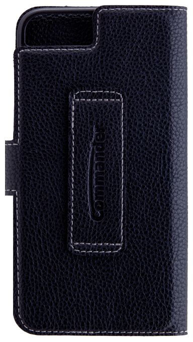 Folio für Apple iPhone 7  15690 Commander Book Case Elite (Schwarz) 