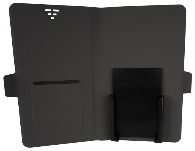 Geldbörsenhülle für Universal Universal  23067 Book Case Unique (Schwarz) 