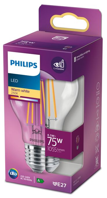 LED Lampe Lüsterkolben E27 EEK: E 1055 lm Warmweiß (2700K) entspricht 75 W 8718699762995 