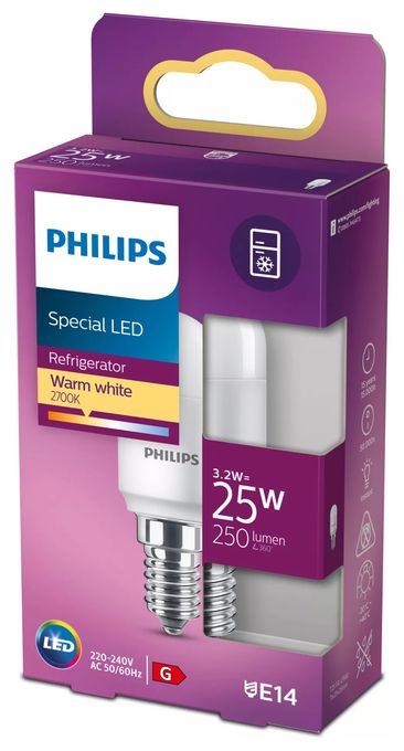 LED Lampe Lüsterkolben E14 EEK: G 250 lm Warmweiß (2700K) entspricht 25 W 8718699771959 