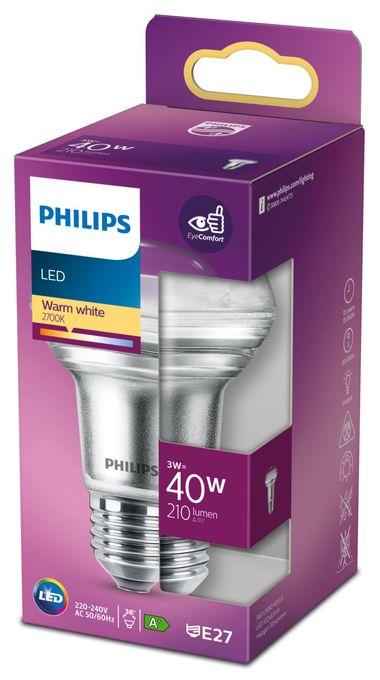 LED Lampe Reflektor E27 EEK: G 210 lm Warmweiß (2700K) entspricht 40 W 8718699773816 