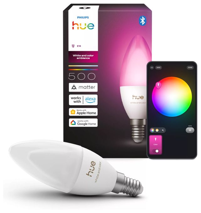 LED Multi Hue B39 Kerze E14 