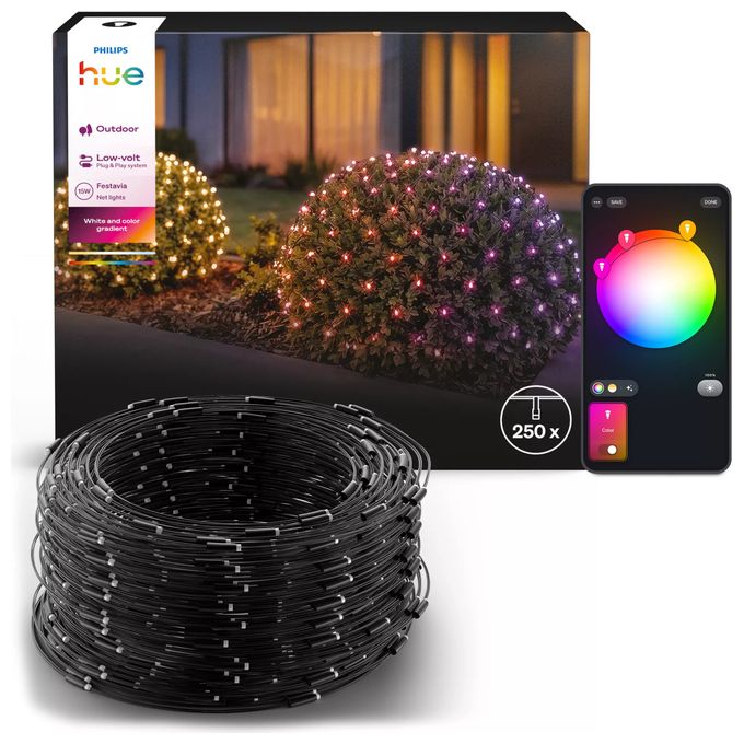 Festavia Netzlichterkette – 1 m x 3,5 m, 250 LEDs 
