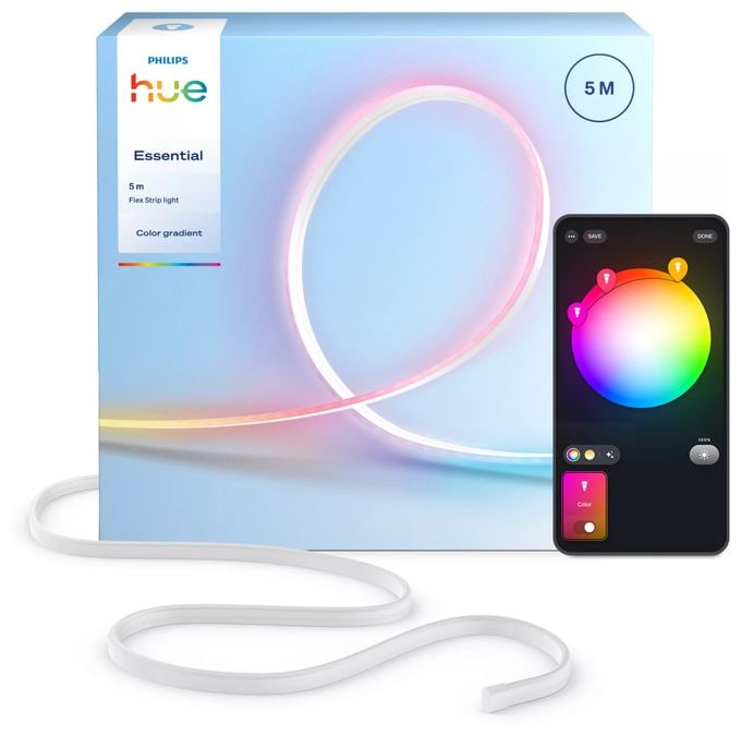 Intelligenter Leuchtstreifen 5000 mm Multi Hue Basis Flex Lightstrip 5 m 