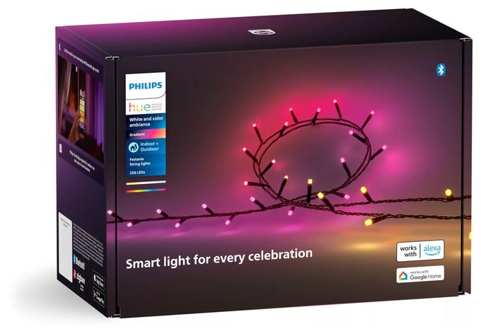 LED Intelligente Strangleuchte 20000 mm Variabel Hue Festavia Lichterkette 20m 