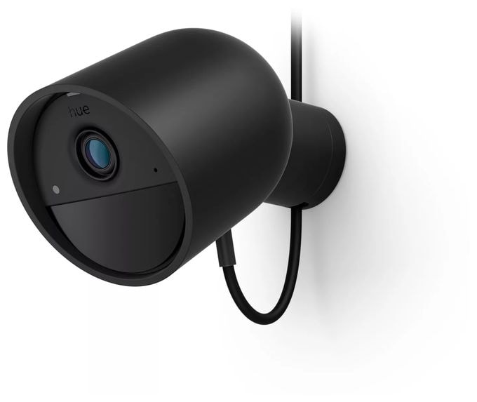 1920 x 1080 Pixel IP-Sicherheitskamera IP20, IP65 Innen & Außen Nachtsicht  Hue Secure Kamera (Schwarz) 