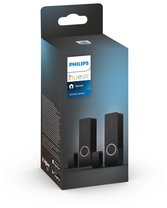  Hue Secure Kontaktsensor Doppelpack (Schwarz) 