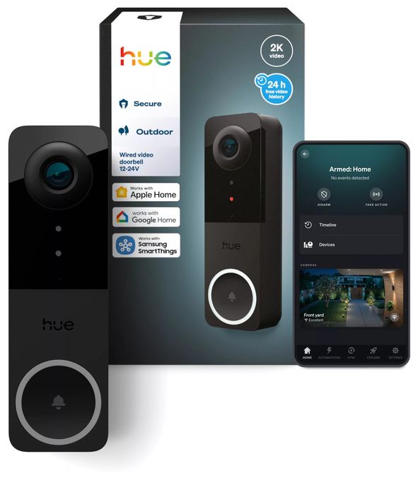 Hue Video-Türklingel Secure (Schwarz) 