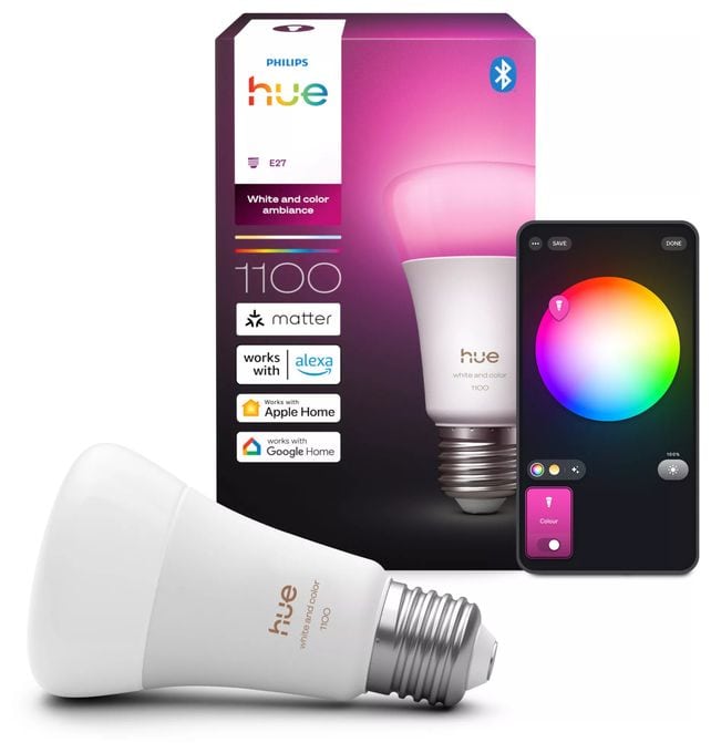 LED Intelligentes Leuchtmittel Multi Hue White and Color Ambiance A60 E27 – 1100 lm 