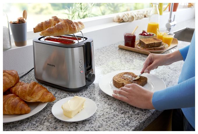 Toaster 950 W 2 Scheibe(n) 8 Stufen HD2650/90 Viva Collection 