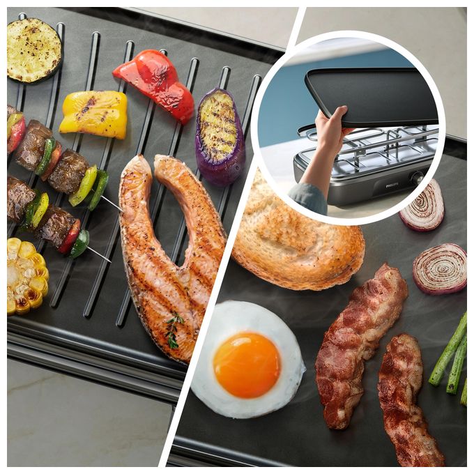Raclette Grill 2-in-1 