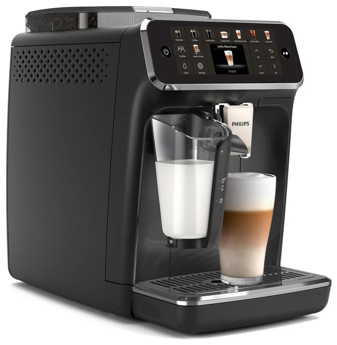 Kaffeevollautomat 15 bar 1,8 l 275 g  Series 5500 EP5541/50 LatteGo (Schwarz) 