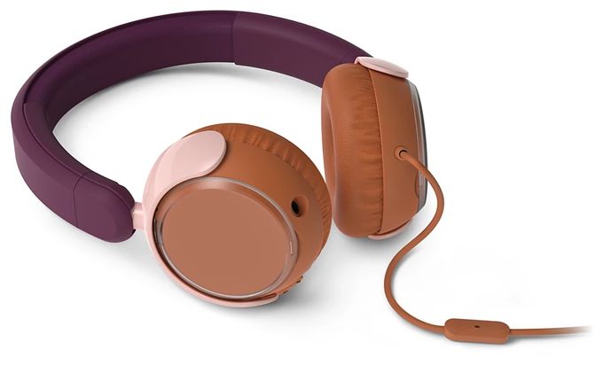 Ohraufliegender Kopfhörer Kabelgebunden USB Typ-C (Orange, Violett, Rose) TAK2000MP/00 