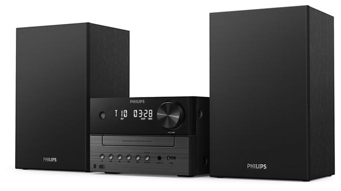 2 Kanäle Heim-Audio-Mikrosystem DAB, DAB+ 20 W Bluetooth  TAM3505M2/12 (Schwarz) 