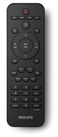 2 Kanäle Heim-Audio-Mikrosystem DAB, DAB+, FM 50 W Bluetooth  TAM6500/10 (Schwarz) 