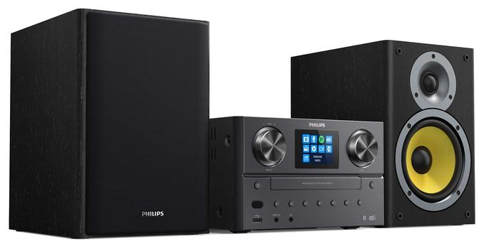 2 Kanäle Heim-Audio-Mikrosystem DAB, DAB+, FM 100 W Bluetooth  TAM8905/10 (Schwarz) 