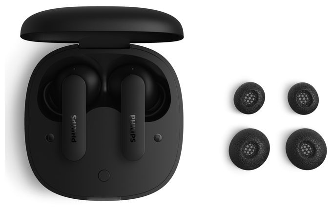 In-Ear Bluetooth Kopfhörer Kabellos TWS 8 h Laufzeit IPX4  TAT2100BK/00 (Schwarz) 