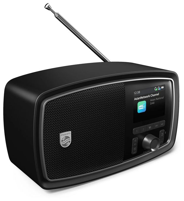 Bluetooth DAB, DAB+, FM Radio Tragbar  TAV2000DB/00 (Schwarz) 