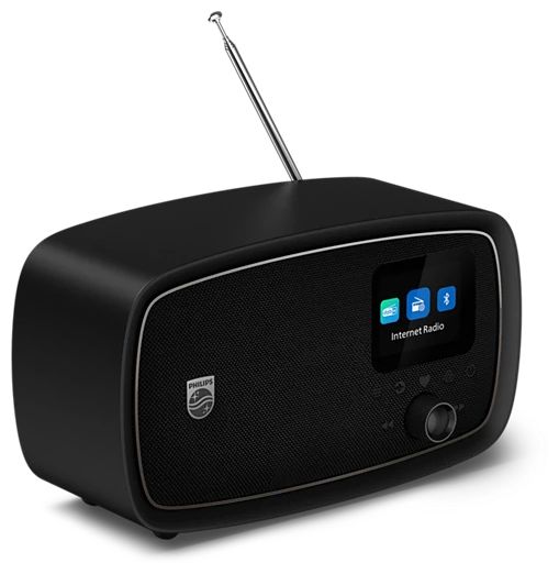 Bluetooth DAB+, FM Radio Tragbar Wasserdicht IPX5  TAV2500C/00 (Schwarz) 