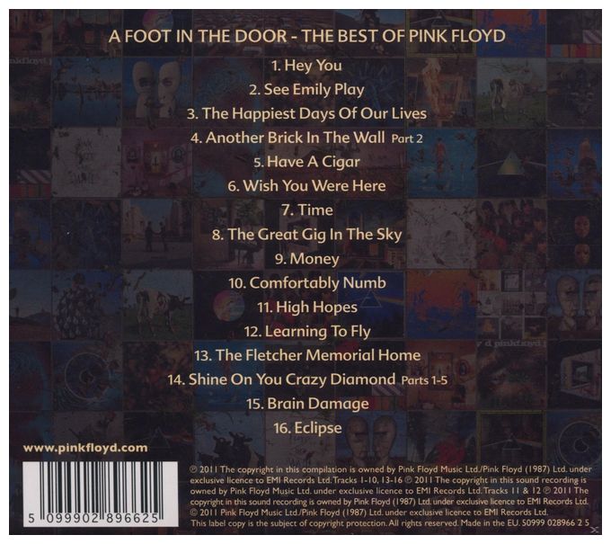 Pink Floyd - A Foot In The Door-The Best Of Pink Floyd 
