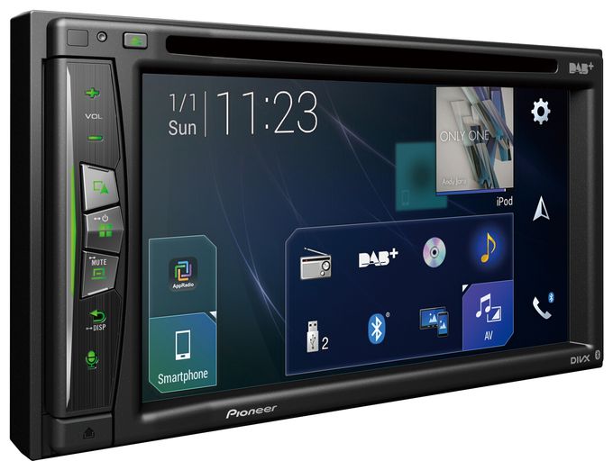 15,8 cm (6.2 Zoll) Navigationsgerät 16 GB Ganz Europa AVIC-Z720DAB 