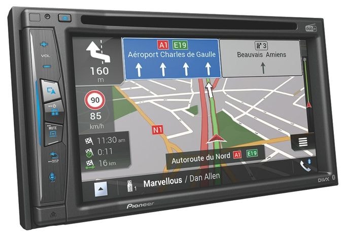 15,8 cm (6.2 Zoll) Navigationsgerät 16 GB Ganz Europa AVIC-Z730DAB 