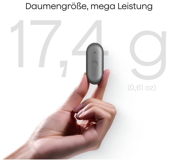 Diktiergerät 64 GB  NotePin S (Schwarz) 
