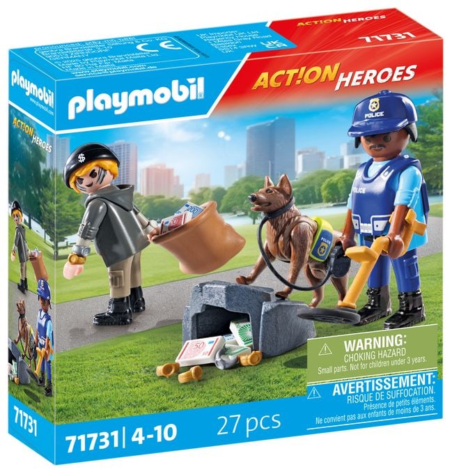 71731 Action Heroes Spurensuche mit Hund 