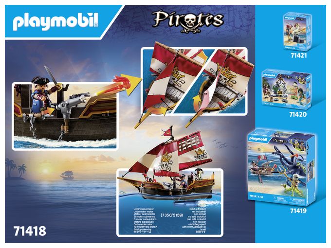 Kleines Piratenschiff 