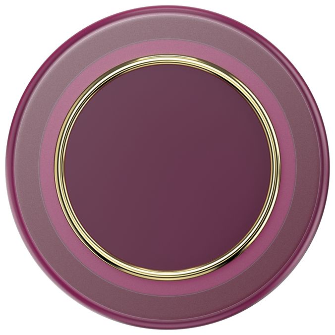 Fingerring für Apple iPhone 12+  PopGrip MagSafe Luxe Red Wine Ename (Gold, Violett) 