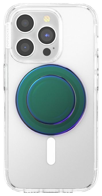 Fingerring für Apple iPhone 12+  PopGrip MagSafe Nightshade Opalescent (Grün) 