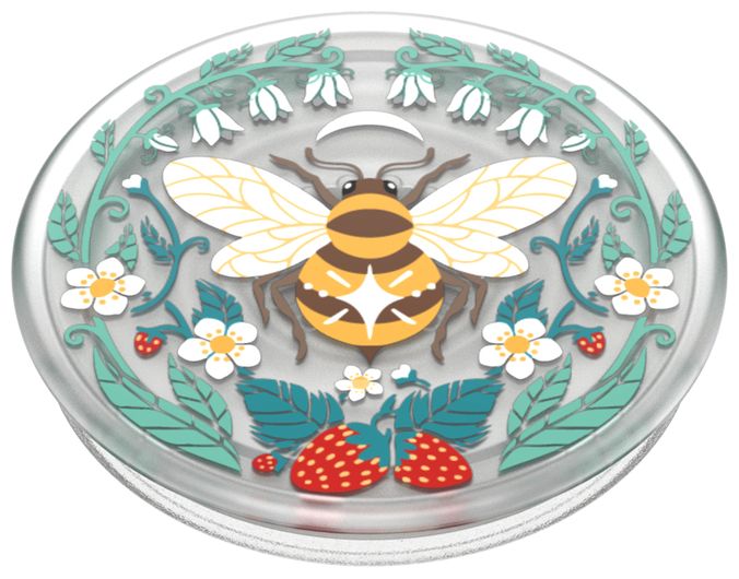Fingerring für Universal  PopGrip Plant Bee Boho (Mehrfarbig) 