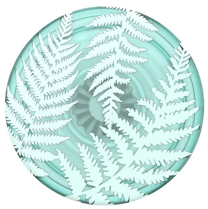 Fingerring für Jede Marke (Durchscheinend, Mehrfarbig) PopGrip PlantCore Fern 