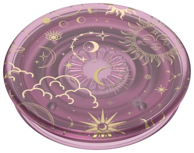 Fingerring für Universal (Malve, Durchscheinend) PopGrip PlantCore Celestial Mauve 