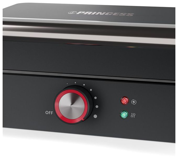 1800 W mit 275 x 180 mm Fläche  117502 Kontaktgrill (Schwarz) 