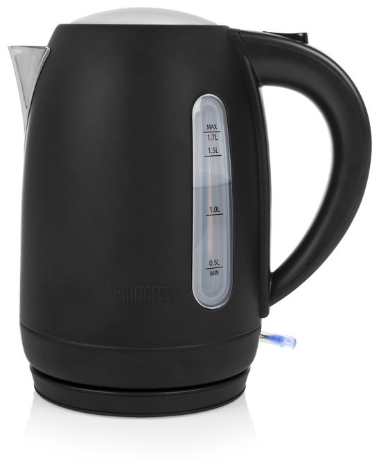 1,7 l Wasserkocher 2200 W  236032 Black Steel (Schwarz, Edelstahl) 