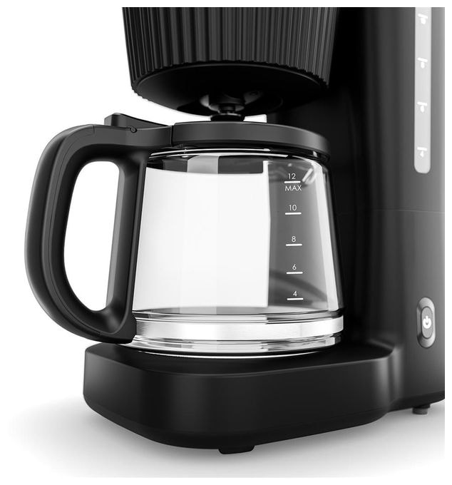 15 Tassen Filterkaffeemaschine 1,5 l  246058 (Schwarz) 