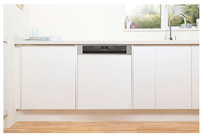 60 cm Geschirrspüler teilintegriert (ohne Front) Sehr leise 14 Maßgedecke RBO3T131AFX 