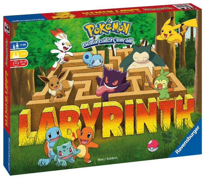 Brettspiel bis zu 4 Spielern ab 7 Jahr(e) Labyrinth Pokémon 