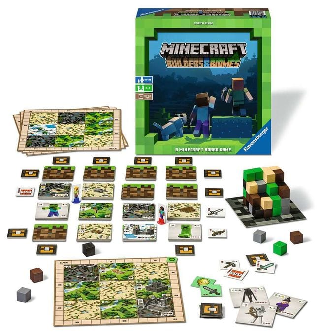 Brettspiel bis zu 4 Spielern ab 10 Jahr(e) Minecraft Builders & Biomes 