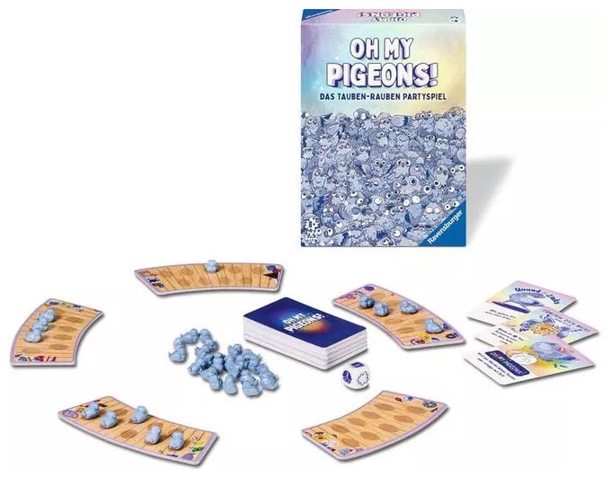 Brettspiel bis zu 5 Spielern ab 8 Jahr(e) Oh my Pigeons! 