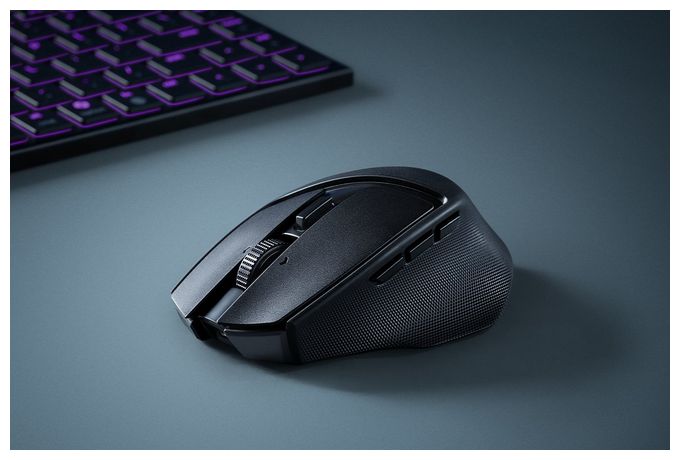 18000 DPI Gaming Maus Optisch  Basilisk Mobile (Schwarz, Gelb) 