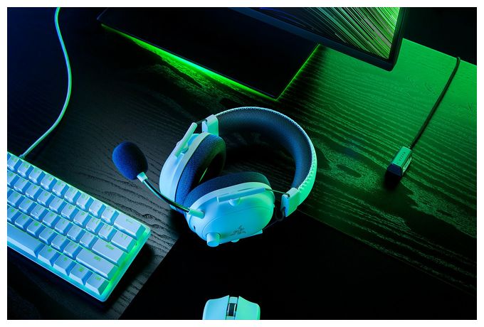 Over Ear Bluetooth Kopfhörer kabellos 70 h Laufzeit  BlackShark V2 Pro (Weiß) 