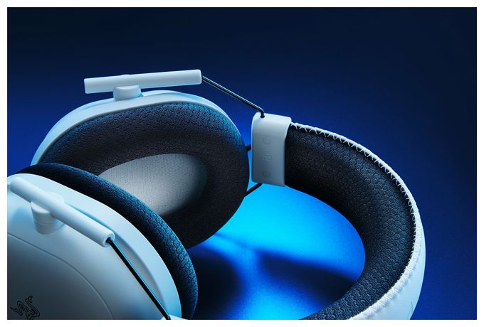 Over Ear Bluetooth Kopfhörer kabellos 70 h Laufzeit USB Typ-C  BlackShark V2 Pro for PlayStation (Weiß) 