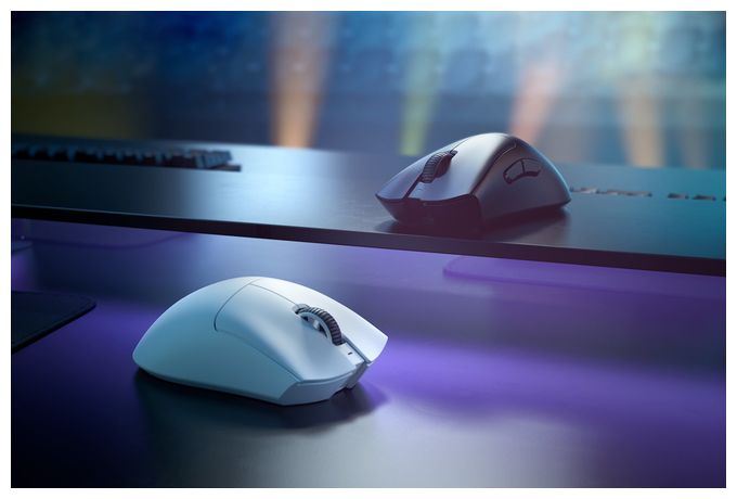 30000 DPI Gaming Maus Optisch  DeathAdder V3 Pro (Weiß) 